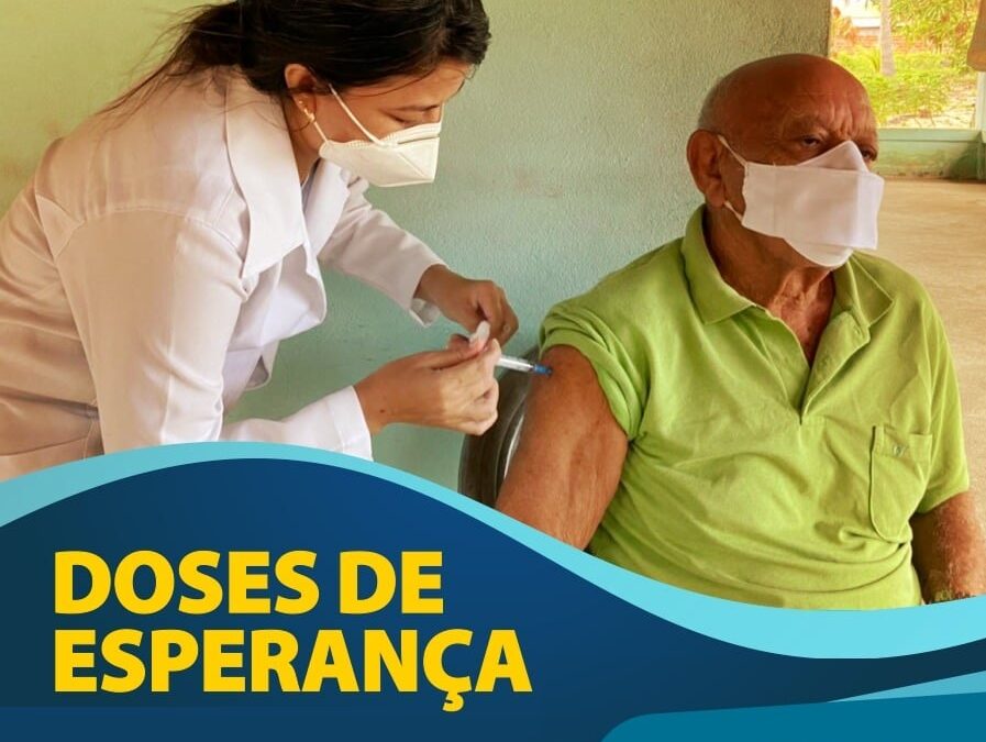 Começa nesta segunda (15) a imunização de idosos de 80 a 84 anos da zona rural de Luís Correia