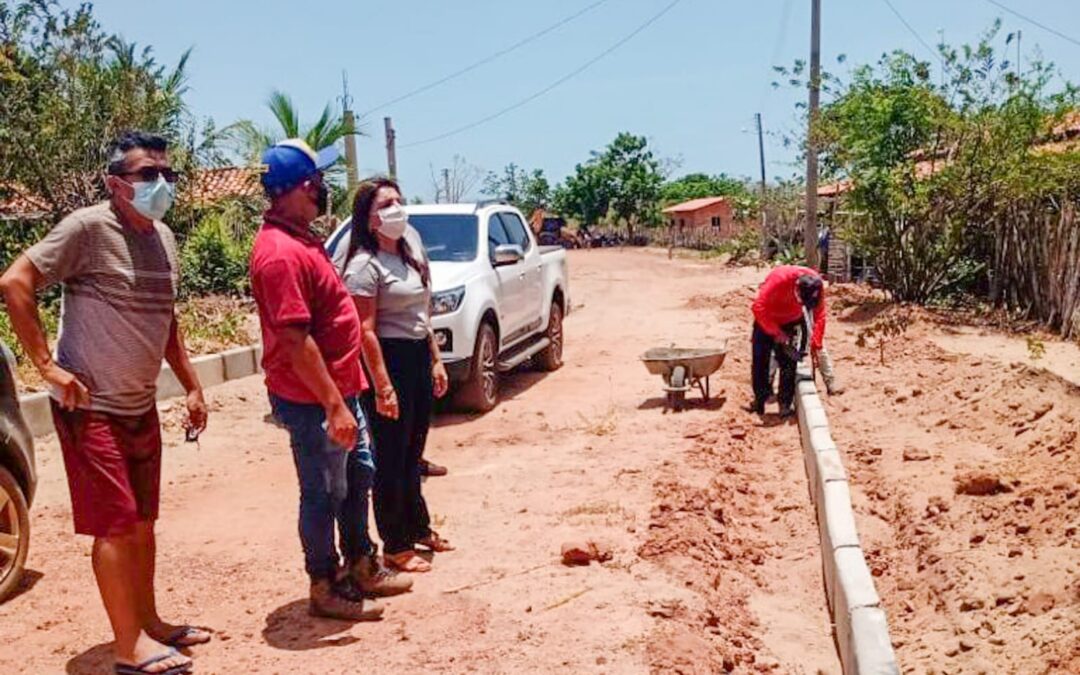 Prefeitura de Luís Correia inicia obras de pavimentação nos povoados Brejinho de Fátima e Jabuti 2