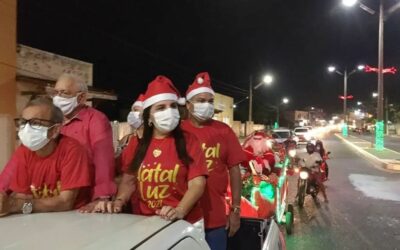 Carreata do Papai Noel marca início das comemorações natalinas em Luís Correia