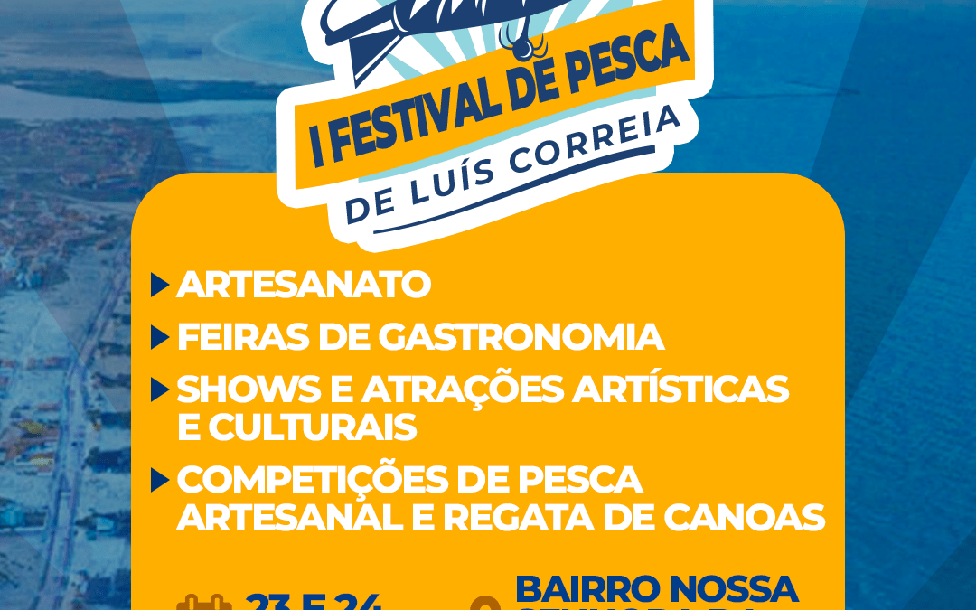 Luís Correia realiza I Festival de Pesca nos dias 21 e 22 de julho