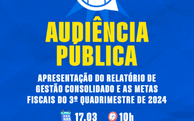 Prefeitura de Luís Correia convoca Audiência Pública sobre Relatório de Gestão e Metas Fiscais