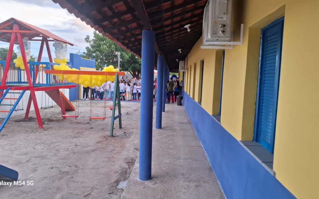 Prefeitura de Luís Correia entrega reforma da Escola Adalgisa Vieira, no povoado Lagoa do Camelo: VÍDEO