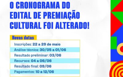 Prefeitura de Luís Correia divulga alteração no cronograma da premiação cultural da Lei Aldir Blanc