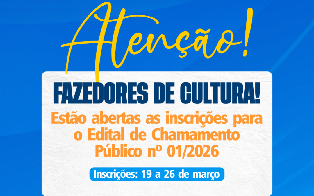 Prefeitura de Luís Correia lança edital do PNAB para incentivo à cultura