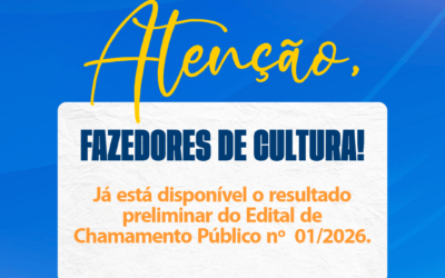 Prefeitura de Luís Correia divulga resultado preliminar de edital cultural com recursos da Lei Aldir Blanc
