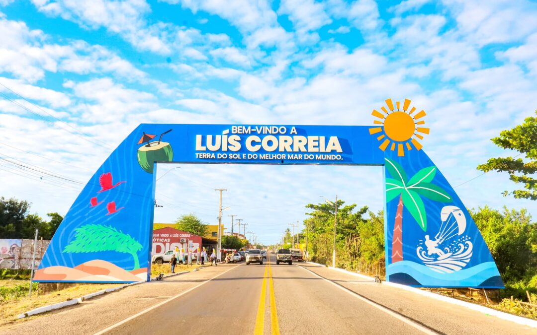 Prefeitura entrega novo Portal de Luís Correia e abre programação dos 88 anos do município